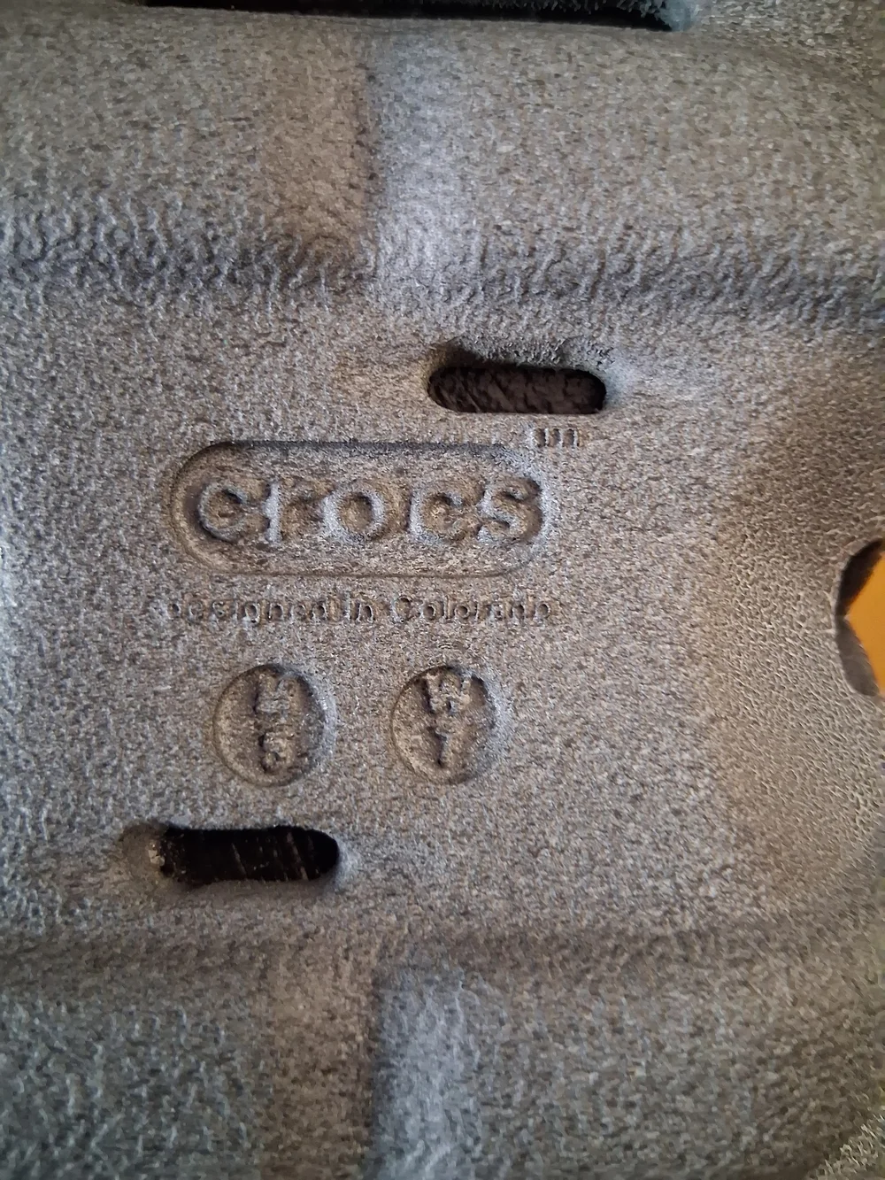 CROCS Gray Foam Footbed Insert